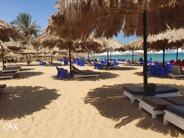 شاليه فرش فندقي بقرية بالميرا بيتش العين السخنه للعائلات Ain Sukhna Esterno foto